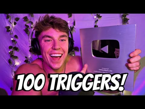 ASMR 100 Triggers for 100 Tingles, good for ADHD!✨ (100k Subscriber Special🎉)