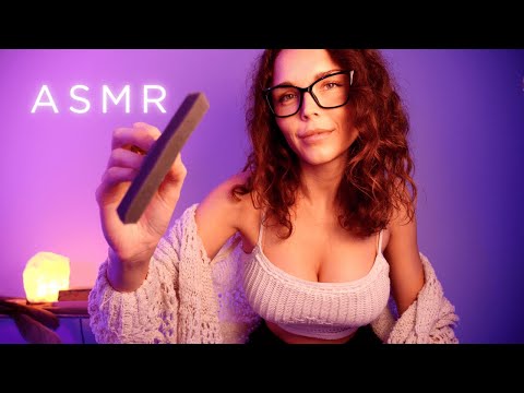 ASMR | Relaxing Face Brushing with Your FAVORITE Trigger Words (sk, sleep, muah)