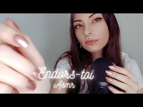 ❤️ASMR FRANÇAIS | JE T'ENDORS | MULTI-DECLENCHEURS | TAPPING AVEC DES LONGS ONGLES | (MADAM GLAM )❤️