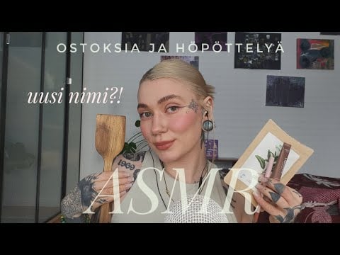 ASMR Suomi - Ostoksia ja kuulumisia ♡