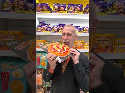 Rich guy critiques candy at the The Candy Room during their 10th Anniversary reopening