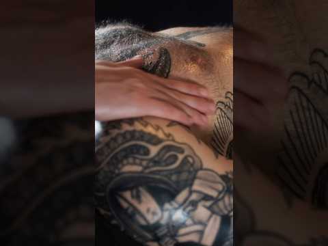 Gentle Hairy Male Chest Massage ASMR (Sleep Sounds)