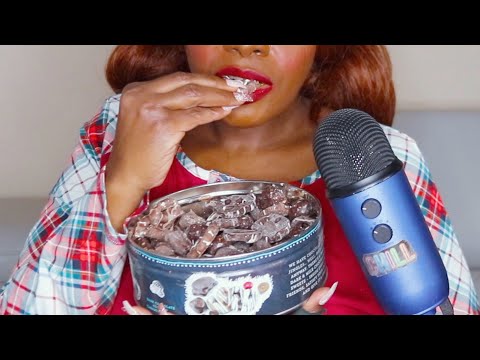 Holiday Chocolate Treats ASMR eating Sounds