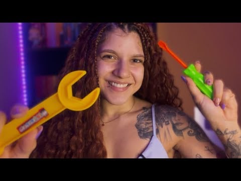 ASMR CONSERTANDO VOCÊ ROBÔ 🤖✨