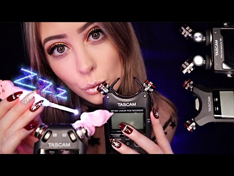 ASMR: ULTRA MÉGA EFFICACE POUR DORMIR AVEC TOUS MES TASCAM ! 😱 (frissons dans ton crâne)😍