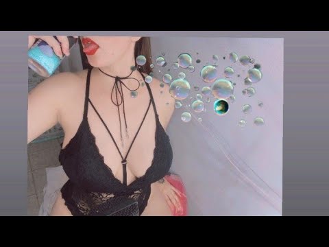 ASMR/jugamos con espuma?👄💋💦🔥