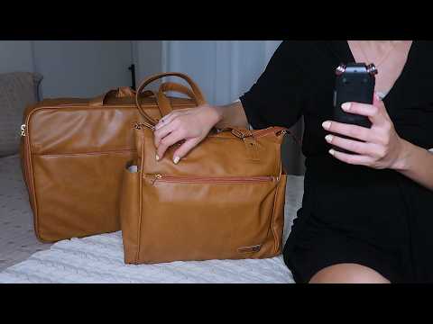 ASMR tour pela mala maternidade do bebê 💼👶🏼