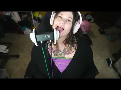 Over 1 hour! Let your Ear be Blessed by these Ear Licks! ASMR