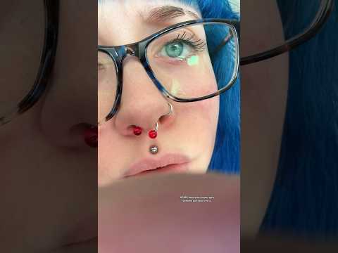 ASMR obsessed friend gets an eyelash👁️full on✅⏰ #shorts #asmr