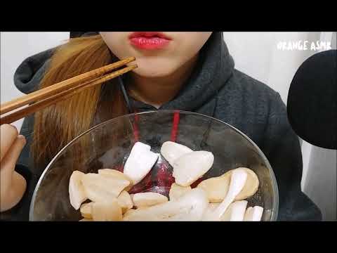 ASMR puffed rice cake "2" 사르르녹는 가래떡 뻥튀기 + 꿀 이팅사운드 노토킹 먹방 No talking Eating Sounds Mukbang