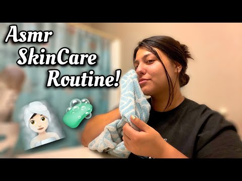 ASMR~ My First SkinCare Routine 🧖🏻‍♀️🧼