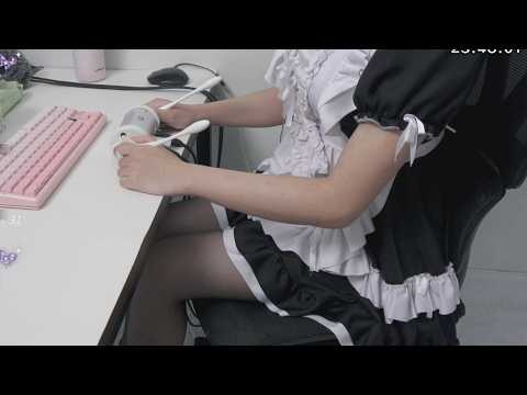 ASMR Maid Cosplay 💕 Hatsune Miku Long Nails Close Sounds