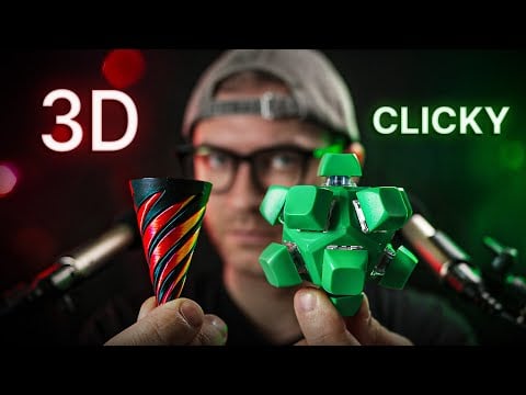 3D Printed Vs Clicky Sounds ASMR