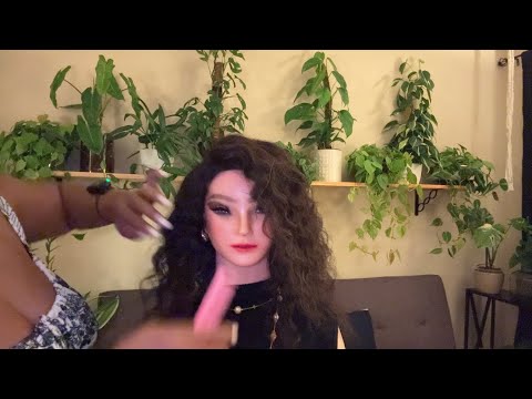 Curly Hairstyle | ASMR | Hair & Makeup 💄 Hairstyling, Perfectionist, Hair Fixing, Finishing Touches