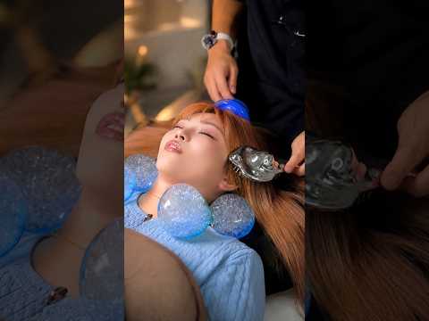 脳がとろける…🤤美容師の本気ASMRヘッドスパをチラ見せ✨ | Intense Head Spa ASMR #shorts