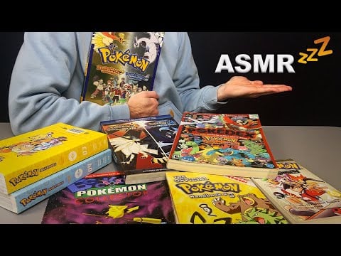 📖 Pokémon Book Sounds ASMR 📖  | Relaxing Page Turning, Tingly Tapping, Gentle Whispering