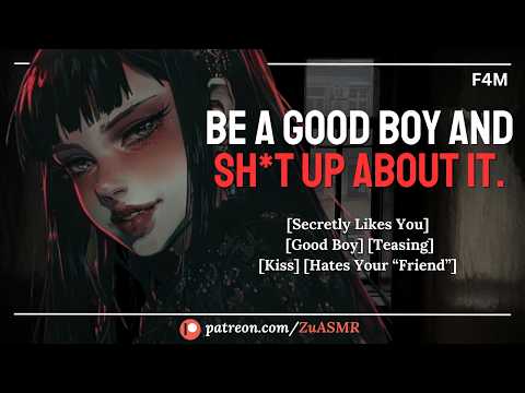 Toxic Goth Roommate Is Jealous Over Girl You Talk To |F4M| Fdom| Spicy| Good Boy| Teasing| ASMR RP