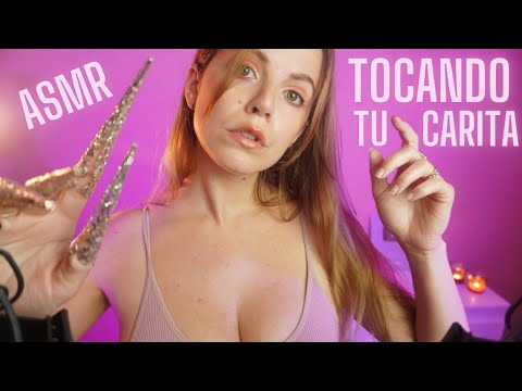 ASMR TOCANDO TU CARITA POR 20 MINUTOS