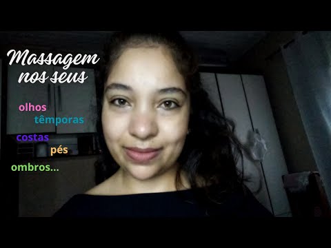 ASMR para relaxar depois de um dia cansativo - MASSAGEM POR TODO SEU CORPO