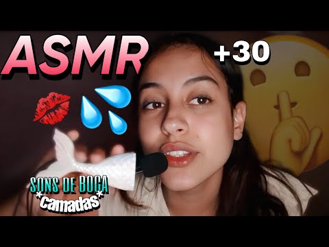 asmr sons de boca molhados +30 minutos (camadas)