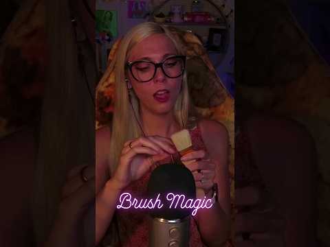 Brush Magic #asmr #relaxing #twitch #asmrsounds #tingles #youtubeshorts #relaxation #shorts