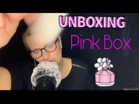 [ASMR] german/deutsch Unboxing Pink Box - whispering•tapping & Sounds to trigger your tingles💆🏼‍♀️