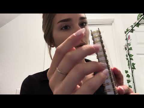 coming up with and writing out your dream life asmr!