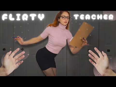 [ASMR] - 💙Flirty Teacher wants to give you Extra Work 👩‍🏫😉