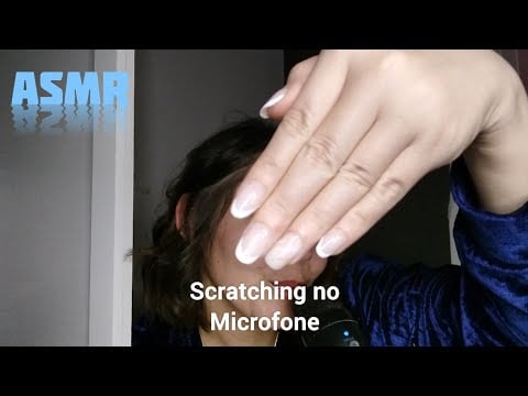 ASMR - SCRATCHING ARRANAHDO O MICROFONE PRA VOCÊ DORMIR E RELAXAR 😴