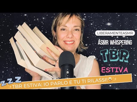 Asmr ita Intense Whispering ✨TBR estiva: io parlo, tu ti rilassi! #tapping #papersounds