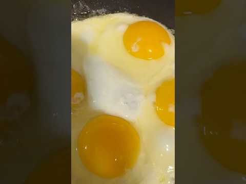 ASMR | Sound of Eggs Cooking #asmr #shorts