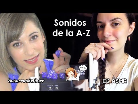 ASMR ESPAÑOL . Sonidos de la A-Z  para dormir con EL ASMR. Cosquillas para ti  . Susurros