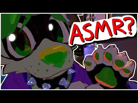 [Furry ASMR] Furry boyfriend tries ASMR out on you! | Mouth sounds | Kissing | Talking | VR