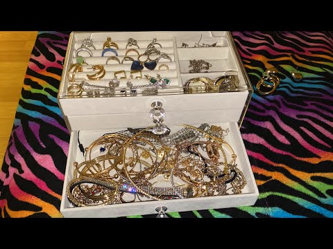 Asmr jewelry haul and organizing💙✨🩵