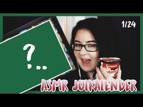 Josefin ASMR's Julkalender 1/24 | Intro, Nutella Snack + TÄVLING!