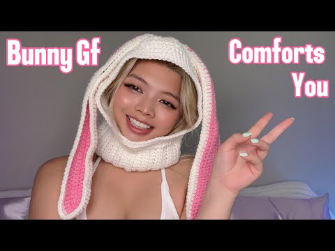 ASMR | Bunny Gf Comforts You (personal attention)