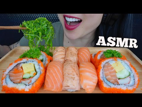 ASMR SUSHI *BIG BITE (EATING SOUNDS) NO TALKING | SAS-ASMR