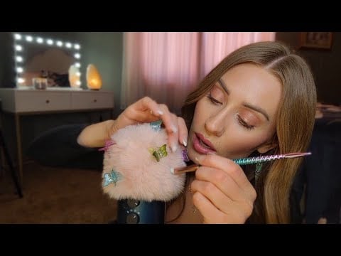 ASMR | Bug Searching 🐛 Fluffy Mic Brushing & Plucking 🪮