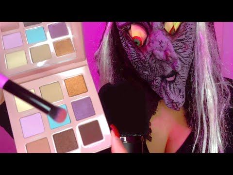 A Witch Does Your Makeup ASMR (Halloween, Layered Sounds)