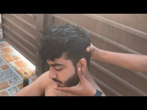 ASMR Full Body Massage |Head,Face Lower body Relaxing Massage| |Neck Cracking | Lahori Barber