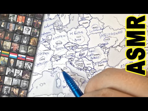 ASMR: The Most Popular People in Each European Country | ASMR relaxing + whispering