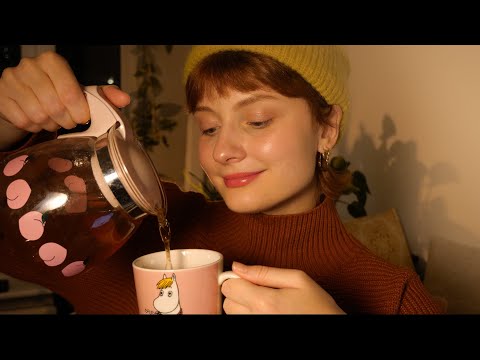 ASMR Friend comforts you after a bad day (soft spoken, rain sounds)