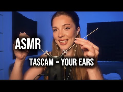 ASMR | Tascam = Your Ears 👂 | Intense tingles | RELAX | SLEEP 😴 