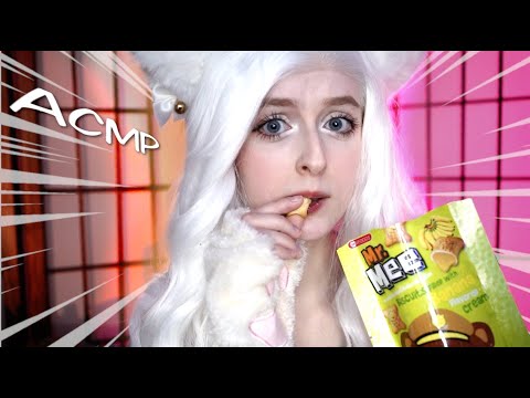 АСМР Странный магазин азиатских вкусняшек | Ролевая игра + итинг | ASMR A strange Asian food store