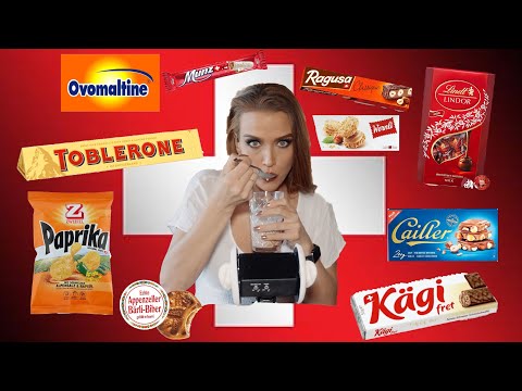 ASMR Gina Carla 🤤 Swiss Mukbang🇨🇭Chocolate and more...Pure eating sounds