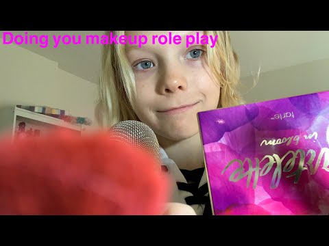 Doing your makeup role play ASMR