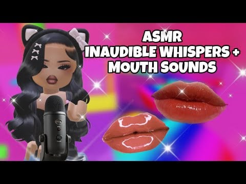 Roblox ASMR ☆ Inaudible Whispers & Mouth Sounds | Ultimate Tingle Triggers for Sleep (｡•ㅅ•｡)