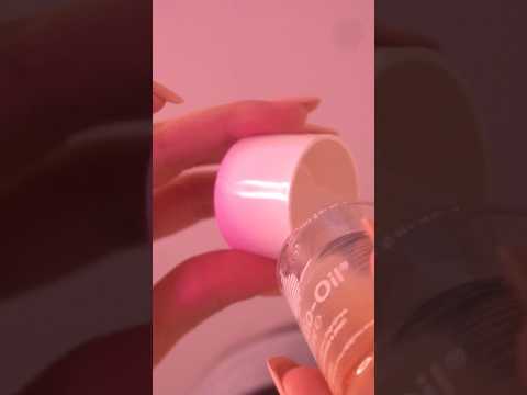 Satisfying oily cleanser 🧡 #asmr #skincare #makeup #selfcare #asmrmakeup #asmrsounds #cleaning