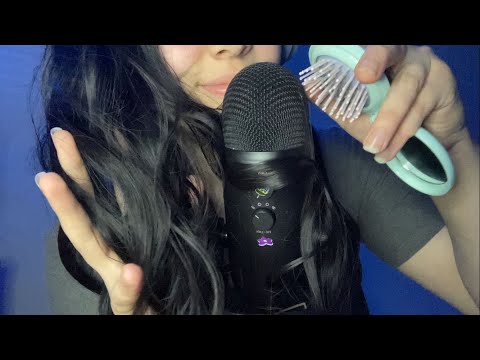 [ASMR INTENSO] 🥴 Massageando seu cabelo com sons de boca abafados e molhados 😮‍💨