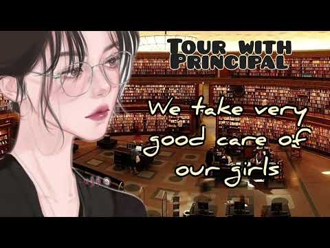 Touring the Campus with the Principal (F4F) (ASMR) (All Girl's Academy Series PT 1)